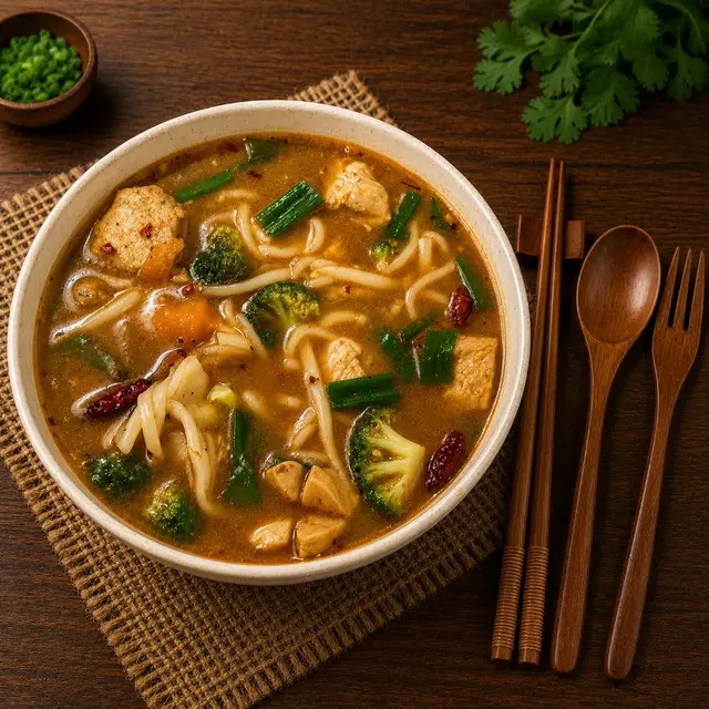 Photo for Korean-style broth with mixed proteins that builds warmth wi